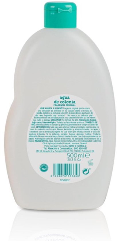 Nenuco Agua de Colonia eau de cologne - haarlotion - 500 ml
