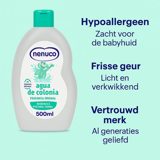 Nenuco Agua de Colonia eau de cologne - haarlotion - 500 ml