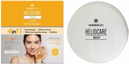 Heliocare 360º zonnebrandcrème met kleur - SPF 50 - Brons - 10 g