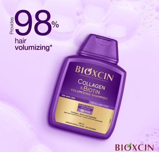 Bioxcin volume shampoo - collageen & biotine - tegen haaruitval - 300 ml