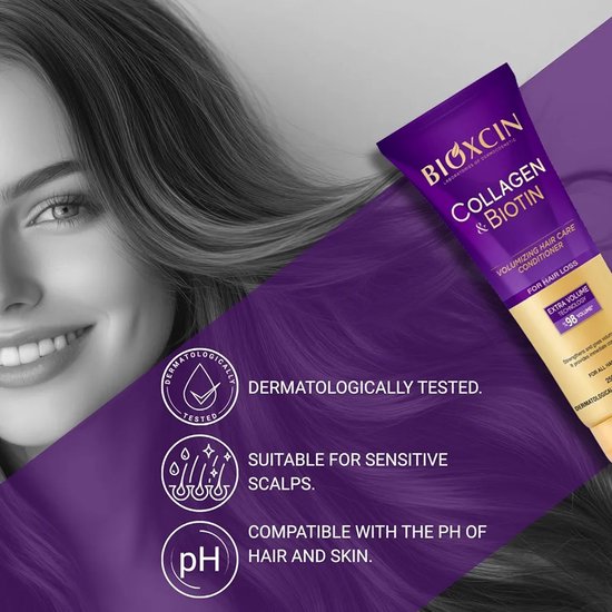 Bioxcin haarconditioner - collageen & biotine volume - 250 ml