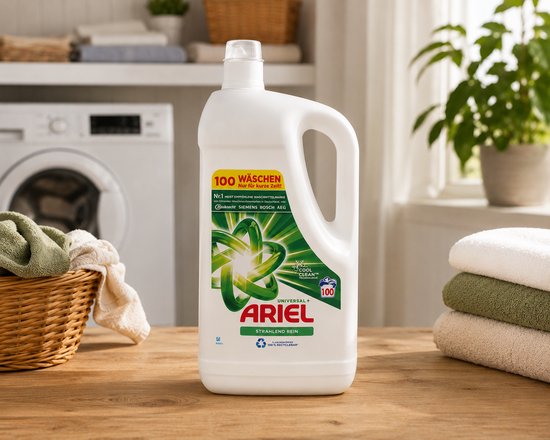 Ariel vloeibaar wasmiddel - universeel vlekverwijdering - 100 wasbeurten - 5 liter