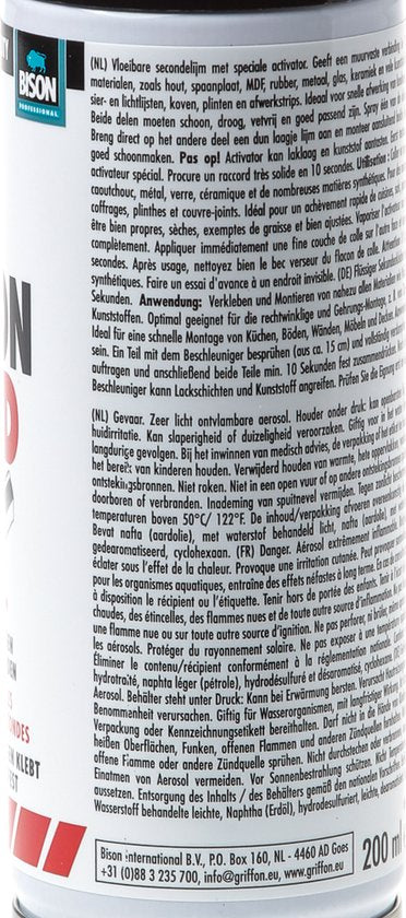 Griffon Bond snellijm - 2 componenten - 50 g + 200 ml