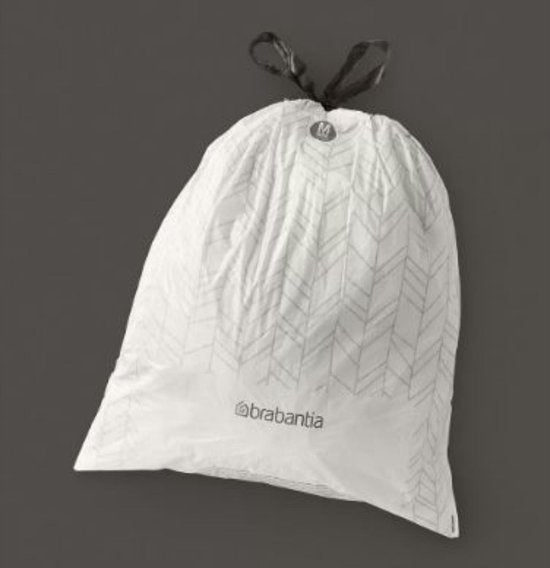 Brabantia PerfectFit afvalzak - trekbandsluiting - code M 60 liter - set van 10