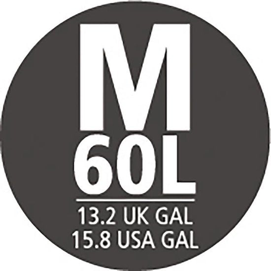 Brabantia PerfectFit afvalzak - trekbandsluiting - code M 60 liter - set van 10