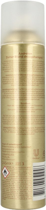 Andrélon droogshampoo - Zomerblond - 245 ml