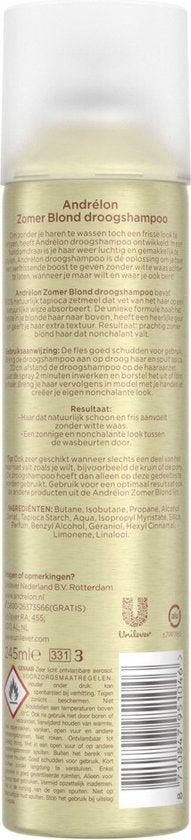 Andrélon droogshampoo - Zomerblond - 245 ml