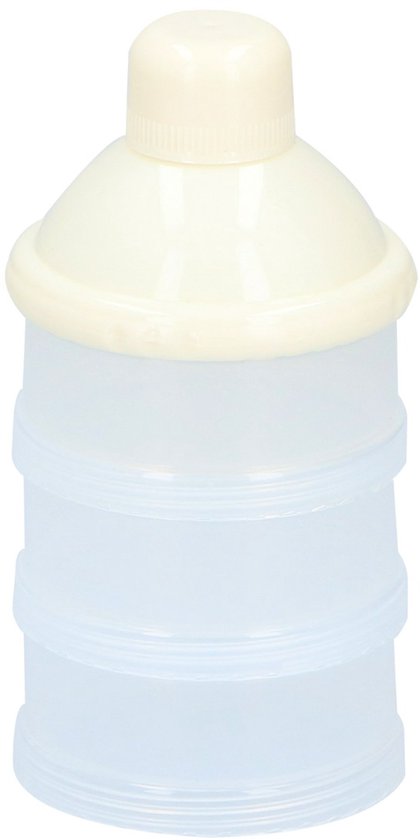 Melkpoeder bewaarbakjes set van 3 - toren - 80 g per bakje
