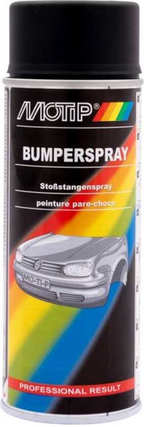 Motip bumperlak - spray 400 ml - Zwart