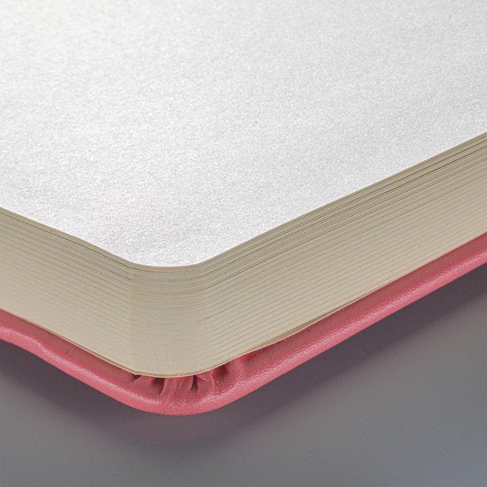 Schetsboek - 140 g papier - 12×12 cm - Coral red