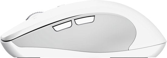 Trust Ferro draadloze muis - hyperwheel voor snel scrollen - bluetooth met draadloze ontvanger - Wit