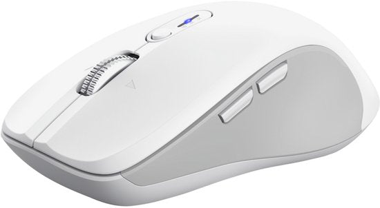 Trust Ferro draadloze muis - hyperwheel voor snel scrollen - bluetooth met draadloze ontvanger - Wit
