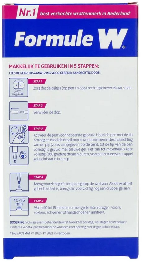 Formule W wrattenpen - 1,5 ml