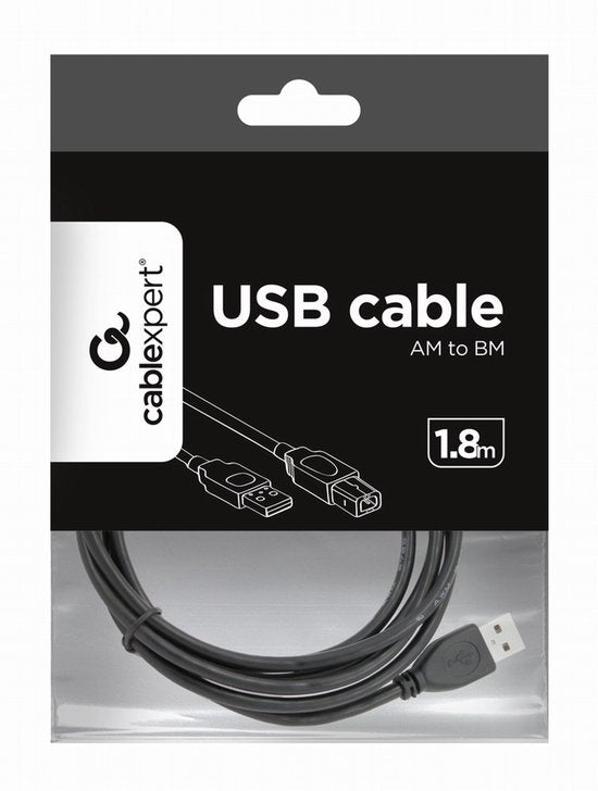 CablExpert printerkabel - CCP-USB2-AMBM-6 - 1,8 meter