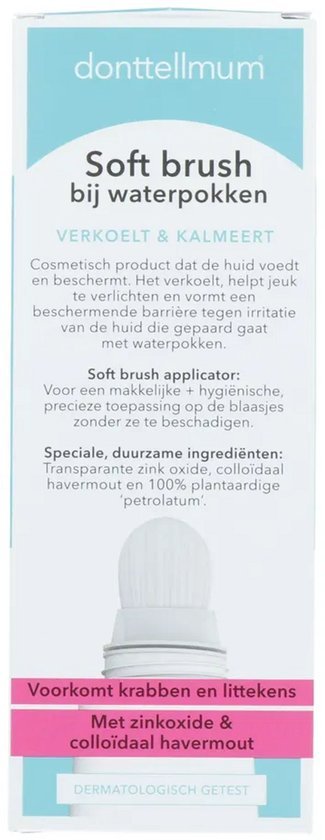 Donttellmum Soft Brush - bij waterpokken - 50 ml