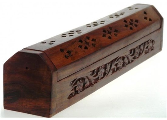 Wierookstokjes brander - bewaardoos - bloemdecor