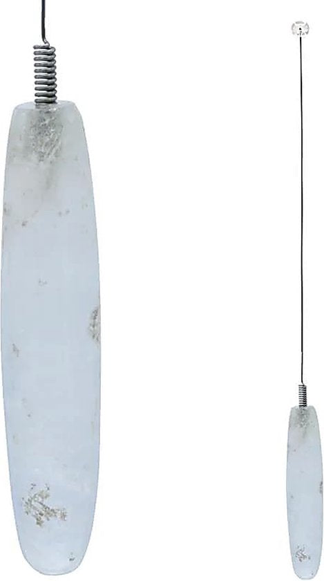 Biotensor - verenstalen spriet bergkristal handvat - 28 cm