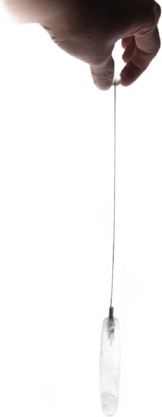 Biotensor - verenstalen spriet bergkristal handvat - 28 cm
