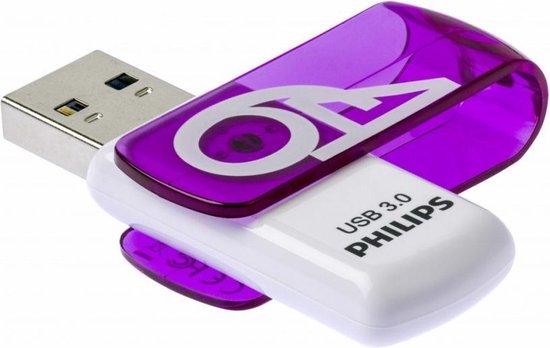 Philips FM64FD00B USB-stick - USB 3.0 64 GB - Vivid - Paars