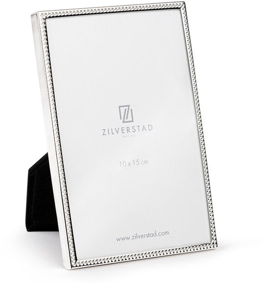 Zilverstad Sweet Memory fotolijst - perlrand metaal glossy - 10×15 cm