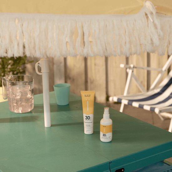 Naïf zonnebrandcrème - SPF 30 - natuurlijk en waterbestendig - 50 ml tube