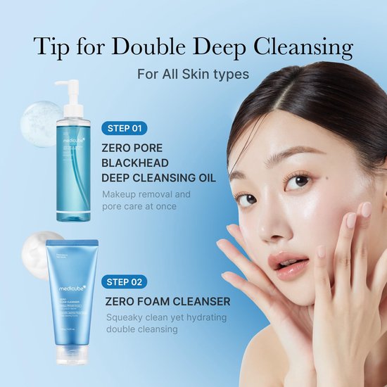 Medicube Zero Pore reinigingsolie - blackhead deep cleansing - 205 ml