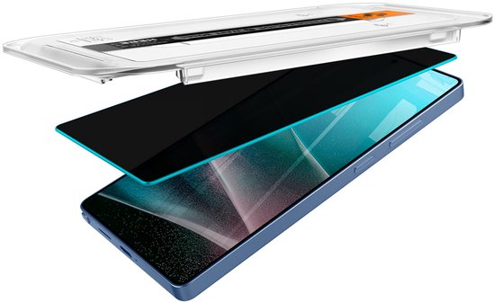 Spigen Samsung Galaxy S25 Ultra screenprotector - EZ Fit privacy - set van 2