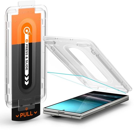 Spigen EZ Fit GLAS.tR screenprotector - Samsung Galaxy Z Fold 8 Ultra / Z Fold 7 - 9H tempered glass - set van 2