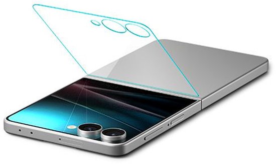 Spigen GLAStR EZ Fit screenprotector - Samsung Galaxy Z Flip 7 - set van 2 inclusief applicator
