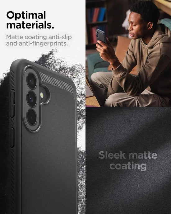 Spigen Samsung Galaxy A37 5G hoesje - Rugged Armor - Zwart