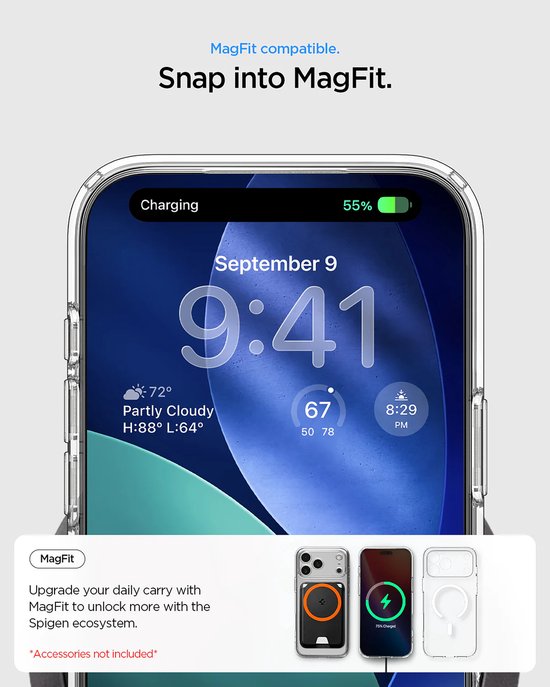Spigen Ultra Hybrid hoesje - iPhone 17 Pro Max - MagSafe