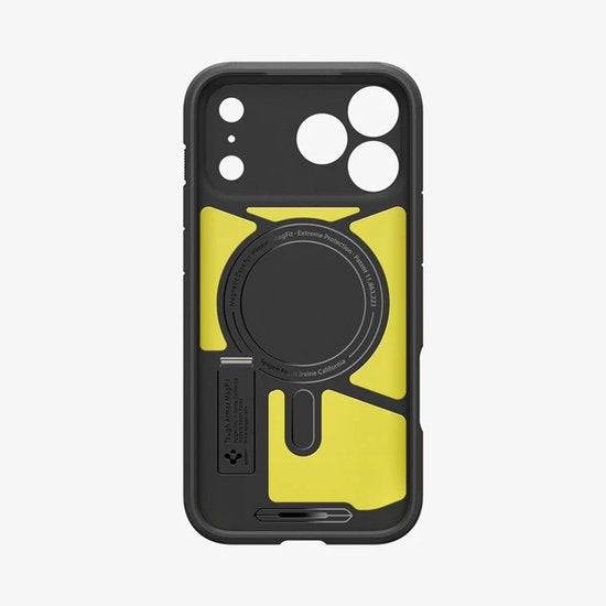 Spigen Tough Armor T MagFit hoesje - Apple iPhone 17 Pro Max - MagSafe met standaard - Zwart