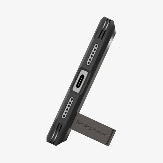 Spigen Tough Armor hoesje - iPhone 17 Pro - MagSafe - Gunmetal
