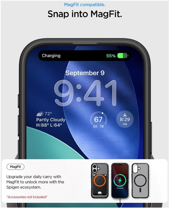 Spigen Ultra Hybrid hoesje - iPhone 17 - MagSafe
