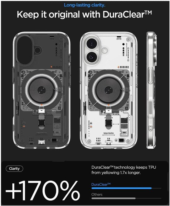 Spigen Ultra Hybrid hoesje - geschikt voor Apple iPhone 17 - MagSafe - Neo One
