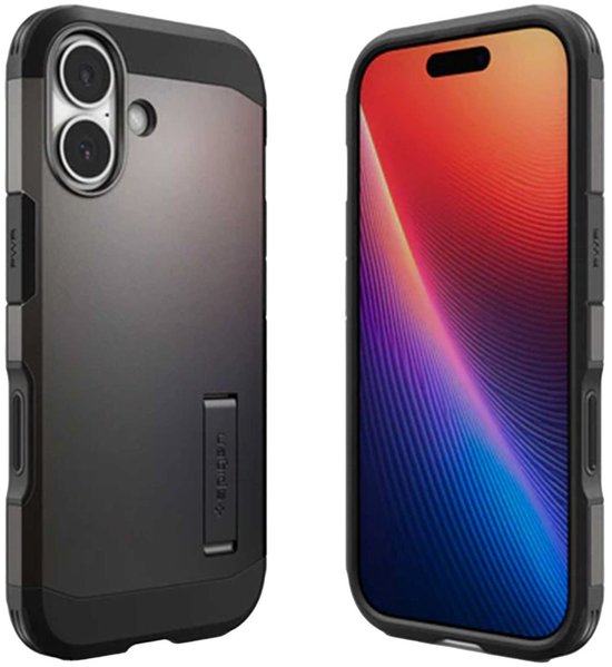Spigen Tough Armor hoesje - iPhone 17 MagSafe - Gunmetal