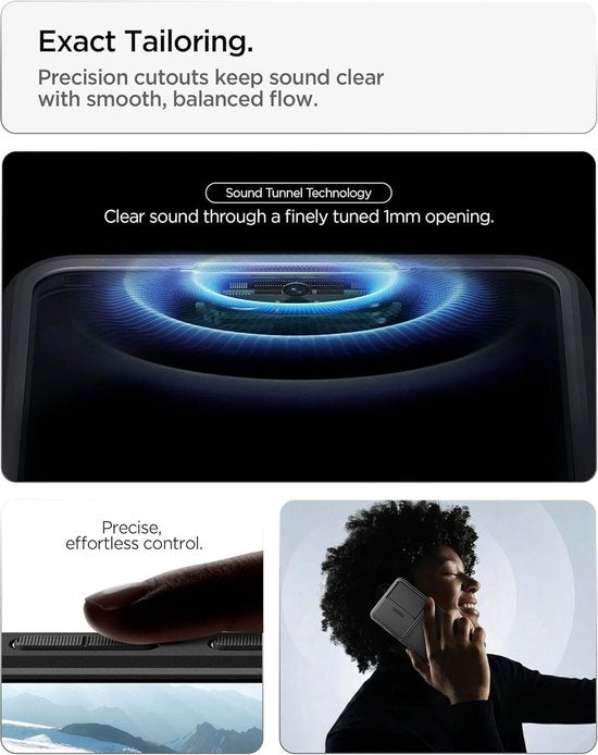 Spigen Optik Armor hoesje - Camera Slider - geschikt voor Samsung Galaxy S26 Ultra - Zwart