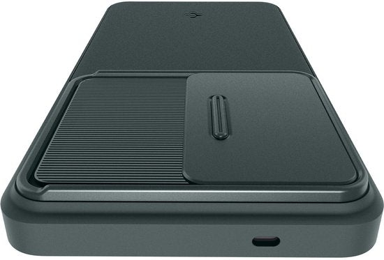 Spigen Optik Armor hoesje - Samsung Galaxy S26 Ultra camera slider - Abyss Green