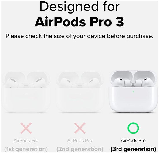 Ringke Air hoesje - geschikt voor AirPods Pro 3 - TPU - Transparant