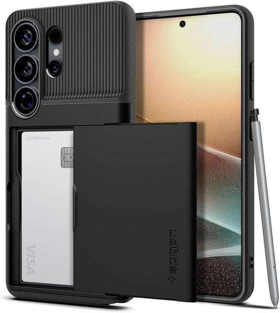 Spigen Slim Armor CS backcover geschikt voor Samsung Galaxy S26 Ultra - Zwart