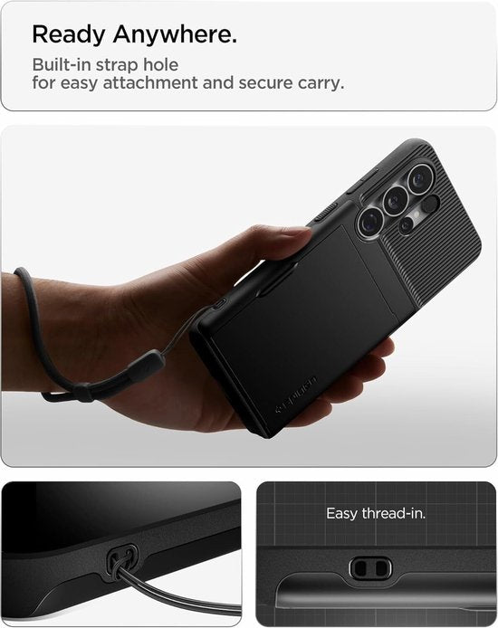 Spigen Slim Armor CS backcover geschikt voor Samsung Galaxy S26 Ultra - Zwart