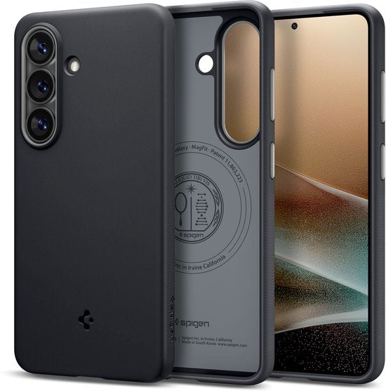 Spigen Samsung Galaxy S26 hoesje - Nano Pop MagFit - Black Sesame