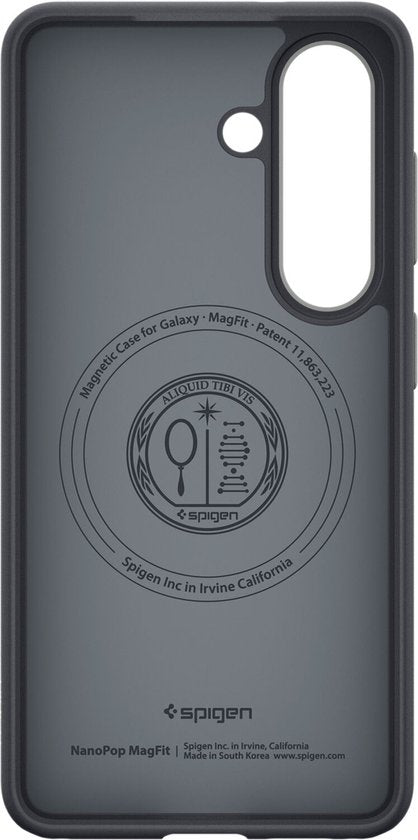 Spigen Samsung Galaxy S26 hoesje - Nano Pop MagFit - Black Sesame
