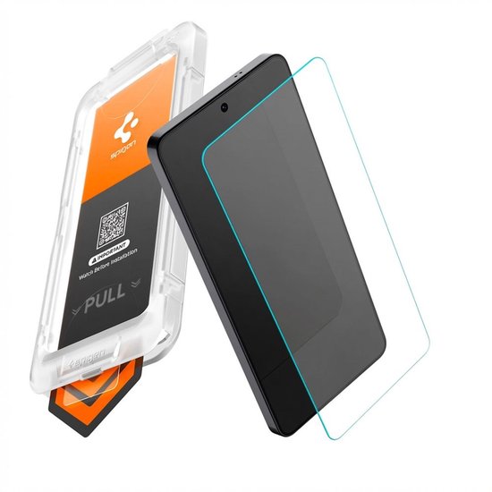Spigen Samsung Galaxy S26 screenprotector - EZ Fit GLAS.tR - 9H gehard glas - case friendly - 1 stuk