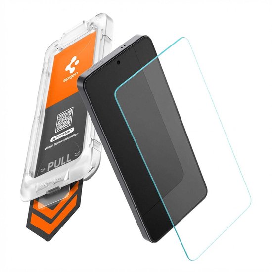 Spigen Samsung Galaxy S26 screenprotector - EZ Fit GLAS.tR - 9H gehard glas - case friendly - 1 stuk