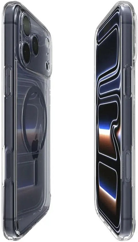 Spigen hoesje geschikt voor Apple iPhone 17 Pro - Ultra Hybrid MagFit - MagSafe en Qi2 backcover - Transparant