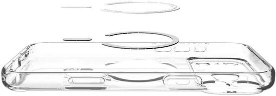 Spigen hoesje geschikt voor Apple iPhone 17 Pro - Ultra Hybrid MagFit - MagSafe en Qi2 backcover - Transparant