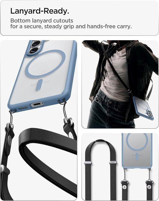 Spigen Ultra Hybrid hoesje - Samsung Galaxy S26 MagSafe - Light Blue