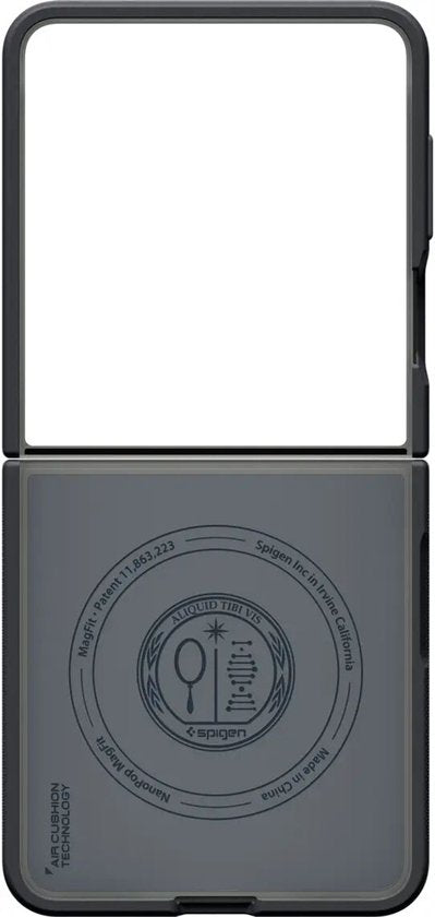 Spigen Nano Pop MagFit backcover case - Samsung Galaxy Z Flip 8 - MagSafe/Qi2 - Black