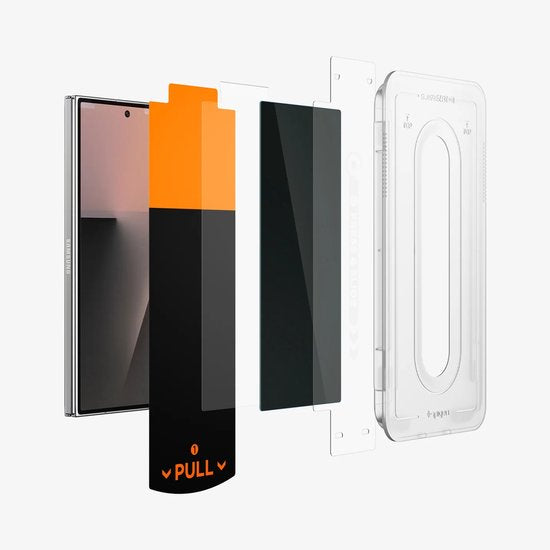 Spigen screenprotector geschikt voor Samsung Galaxy Z Fold 8 - EZ Fit Pro HD GLAS.tR - 9H tempered glass - set van 2